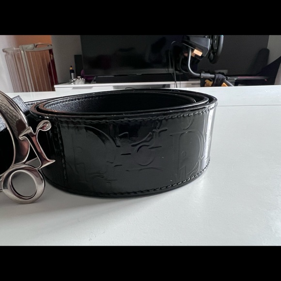 Dior black belt (sold) - Picture 4 of 8